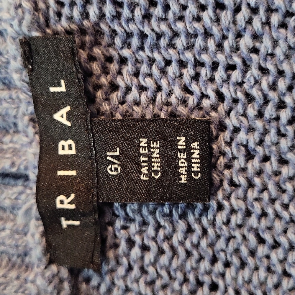 Tribal button-down short-sleeved cardigan - Picture 4 of 5